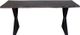 Porter International Designs Manzanita Midnight 82" X-Base Dining Table-1