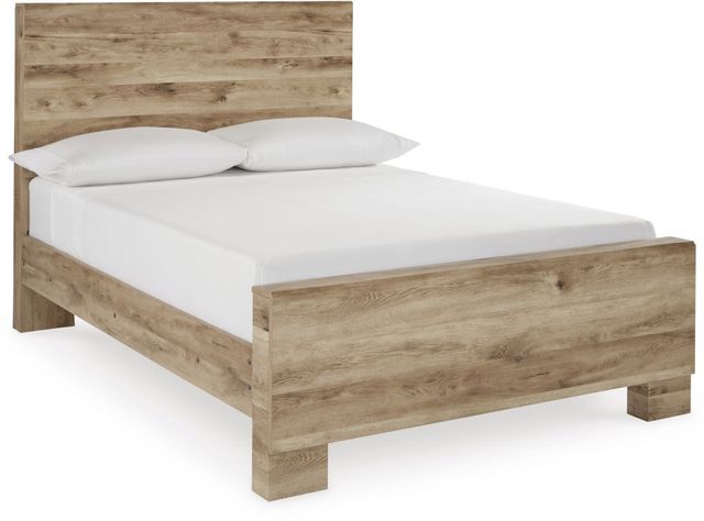 Signature Design by Ashley® Hyanna Tan Brown Full Panel Bed-0