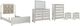 Signature Design by Ashley® Lindenfield 6-Piece Silver Queen Upholstered Panel Bed Set-0