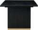 TOV Furniture Chelsea Black 96" Rectangular Dining Table-4