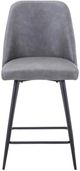 Jofran Inc. Urban Archive Maddox Gray Upholstered Counter Stool-2