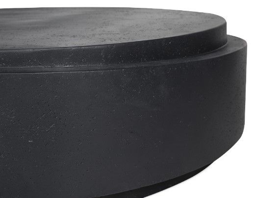 Moe's Home Collection Cosmo Black Concrete Outdoor Coffee Table-1