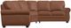 Palliser® Furniture Customizable Viceroy Plus 3-Piece Corner Curve Sectional-1