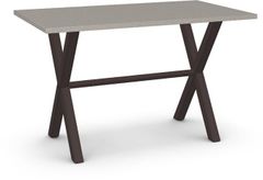 Amisco Customizable Alex 28" Thermo Fused Laminate Table