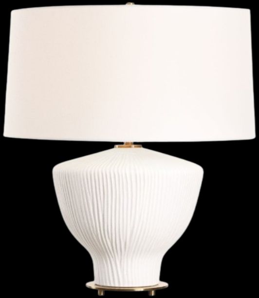 Uttermost® Maisie White Table Lamp-4
