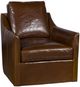 Vanguard® Furniture Customizable American Bungalow Newlin Barrel Back Swivel Chair-0