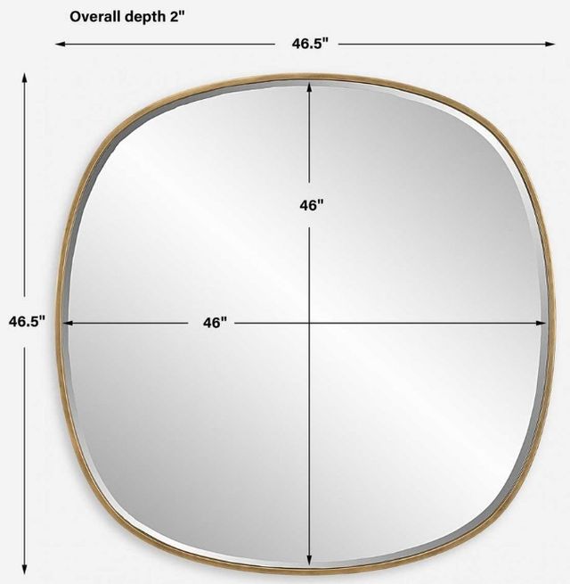 Uttermost® Webster Antique Gold Mirror-2