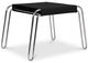 Moe's Home Collection Petra Black Leather Stool-0