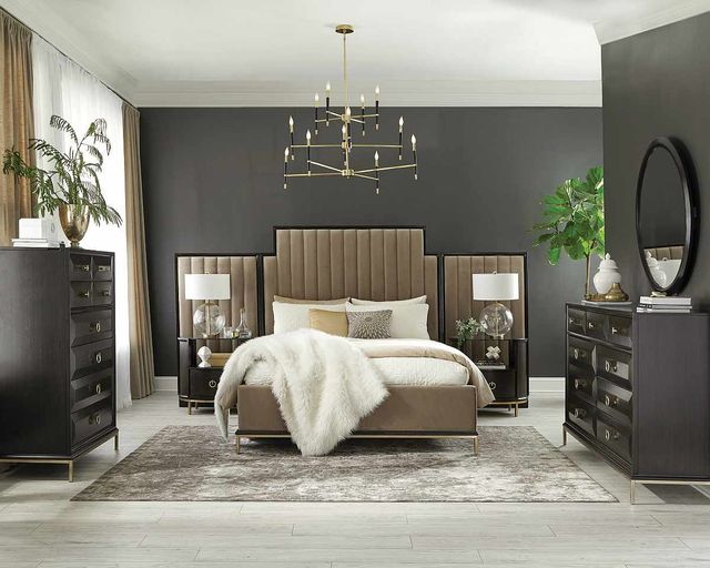 Coaster® Formosa Camel Upholstered Wing Wall Panel-2