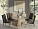 International Furniture Direct Balam Brown/Stained White Side Chair-1