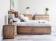 Mako Wood Furniture Youth Collection Pine Double Mate's Storage Bed-1