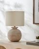 Surya Kaia Colored Cream Table Lamp-5