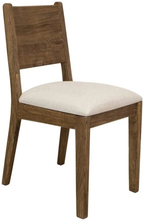 International Furniture Direct Olimpia Beige/Brown Side Chair-0