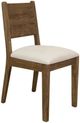 International Furniture Direct Olimpia Beige/Brown Side Chair-0