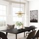 Zuo® Modern Azzi Gold Ceiling Lamp-4