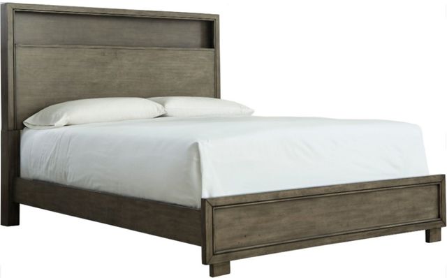 Signature Design by Ashley® Arnett 4-Piece Gray Queen Bookcase Bed Set-1