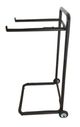 A & B Home 11-Piece Beige/Black Flat Chair with Trolley Set-1