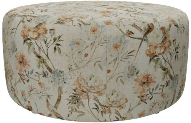 Craftmaster® Customizable CM Modern Round Cocktail Ottoman-2