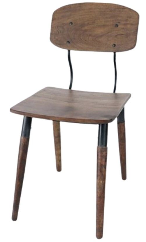 Jofran Inc. Nature's Edge Chestnut Schoolhouse Dining Side Chair-3