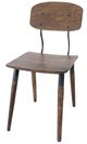 Jofran Inc. Nature's Edge Chestnut Schoolhouse Dining Side Chair-3