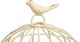 A & B Home 2-Piece Cream Stella Decorative Birdcages with Bird Finial Set-4