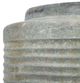 A & B Home Distressed Green 17" Ridged Cement Planter-3