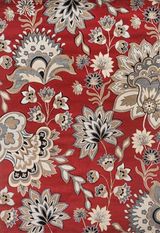 Beige-Black-Gray-Red