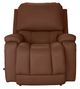 La-Z-Boy® Greyson Caramel Leather Manual Rocking Recliner-1