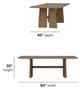 Flexsteel® Lyra Sierra Brown Rectangular Dining Table-1