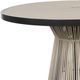 CabanaCoast® Customizable Cove Synthetic Fiber 36" Outdoor Round Bar Table-3