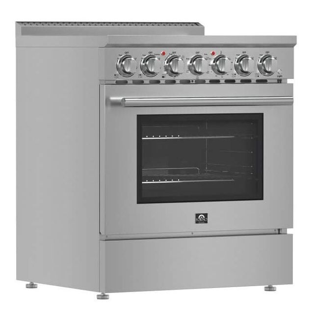 FORNO® Paolo 30" Stainless Steel Pro Style Electric Range-1