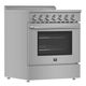 FORNO® Paolo 30" Stainless Steel Pro Style Electric Range-1