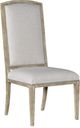 Hooker® Furniture Castella Antique Slate/Natural Tan Upholstered Dining Side Chair-0