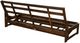 Kodiak Furniture Aspen Reclaim Mocha/Suede Gray Full Futon with Mattress-2