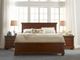 Vaughan-Bassett Reflections Medium Cherry Queen Storage Bed-1