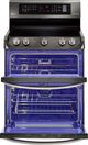 LG 29.94" Black Stainless Steel Free Standing Double Electric Range-2