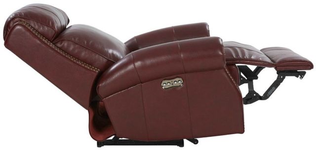 BarcaLounger® Blair Marisol Cabernet Leather Power Recliner-1