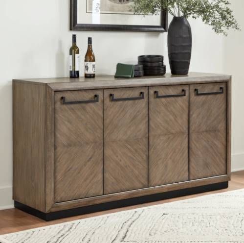 Parker House® Cedar Fork Smoked Arabica Dining Sideboard-2