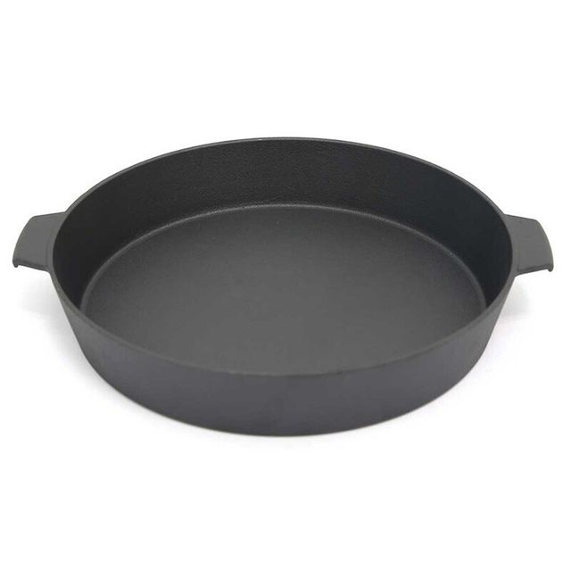 Big Green Egg® 10.5" Black Cast Iron Skillet Cookware-2