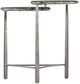 Hooker® Furniture Commerce and Market Antares Black/Charcoal/Green End Table with Pewter Base-2