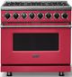 Viking® 7 Series 36" Valentine Pro Style Dual Fuel Range-0