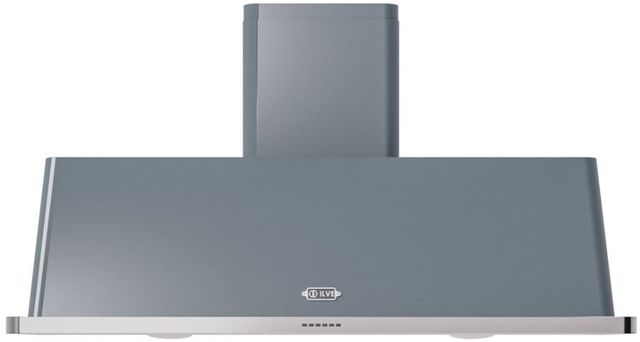 Ilve® Majestic II 60" Blue Gray Wall Mounted Range Hood-0