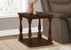 Monarch Specialties Inc. Espresso Veneer 2-Tier Square End Table-2