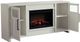 aspenhome® Finnegan White 68" Fireplace Console-1