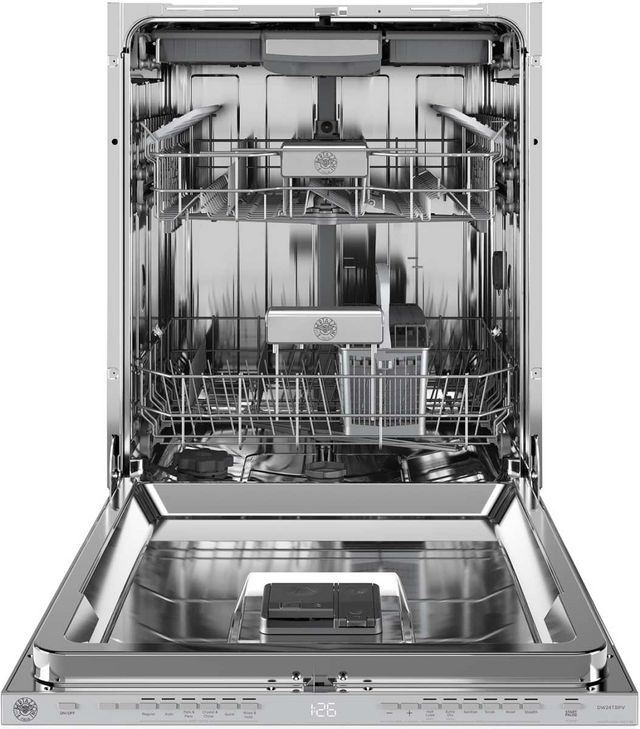 Bertazzoni 24" Panel Ready Top Control Built In Dishwasher