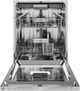 Bertazzoni 24" Panel Ready Top Control Built In Dishwasher-0
