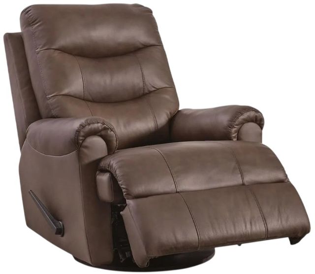 Signature Design by Ashley® Dolinger Espresso Swivel Glider  Manual Recliner-1
