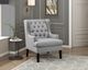 Homelegance® Quent Espresso/Gray Accent Chair-1