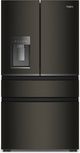 Whirlpool® 36" 21.9 Cu. Ft. Fingerprint Resistant Black Stainless Steel Counter Depth French Door Refrigerator -0