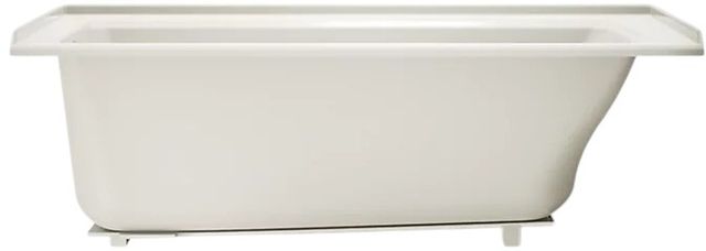 KOHLER® Archer® Biscuit 60" x 30" Alcove Bath with Bask® Heated Surface - Left Drain-1
